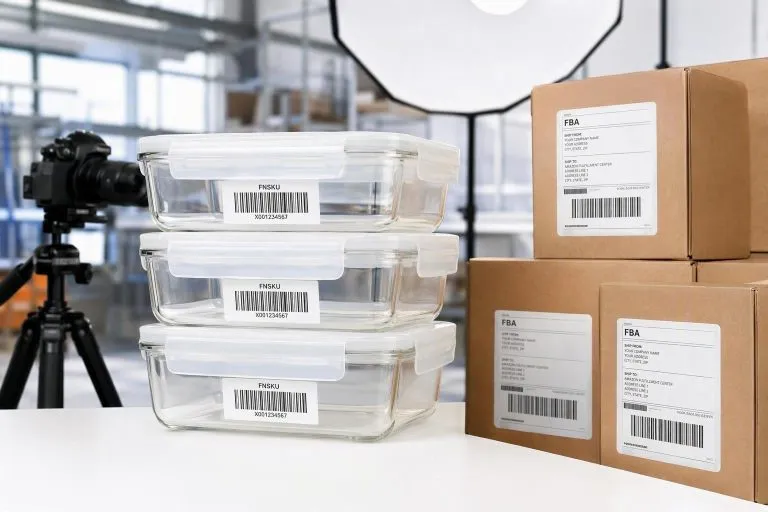 Private-label food container packaging prepared for e-commerce